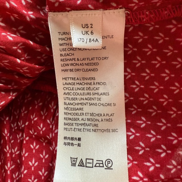 Anthropologie Keira Embroidered Peplum Blouse Size 2 - Picture 12 of 13